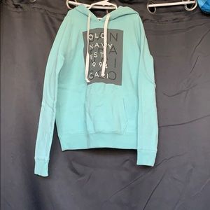 Blue sweatshirt